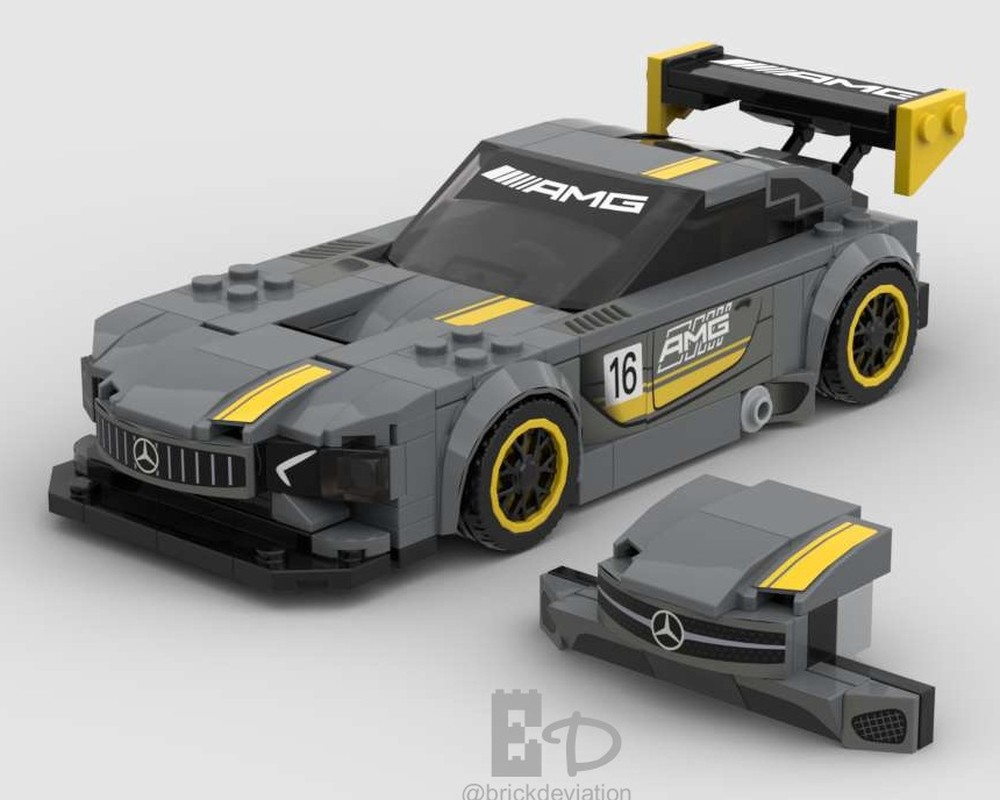 Lego 8 Wide Mercedes Benz AMG GT3