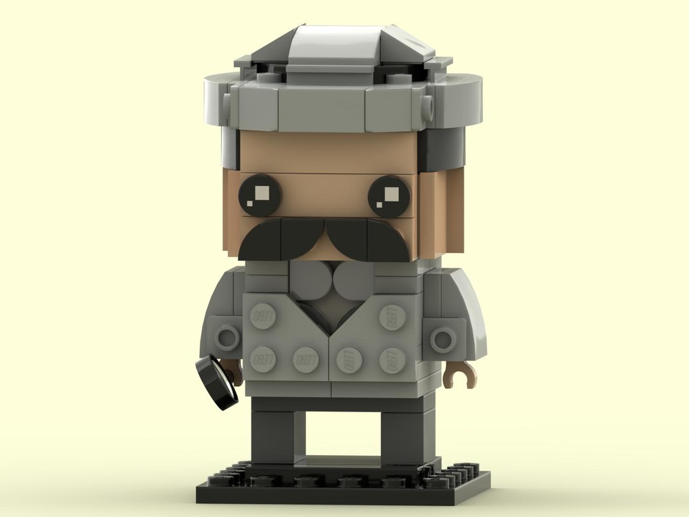 Lego Hercule Poirot BrickHeadz (David Suchet Version)