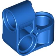 Lego Technic Pin Connector Perpendicular 2 x 2 Bent / Blue