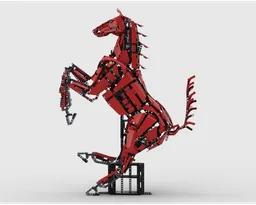 Horse Statue Display Stand – Prancing Pose Edition