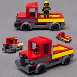 60320 Red Pickup