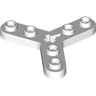 Lego Technic Plate Rotor 3 Blade with Smooth Ends and 6 Studs (Propeller) / White