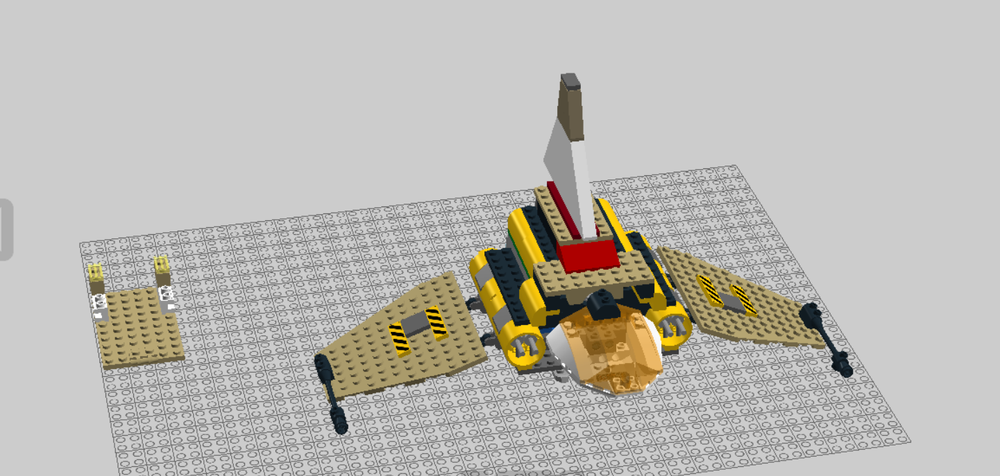 Lego Intergalactic banking pirate clan 1st citizen adam malcovick/ darth fillus shuttle