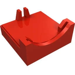 Motor Cover, 9V Micromotor 2 x 2 Base / Red
