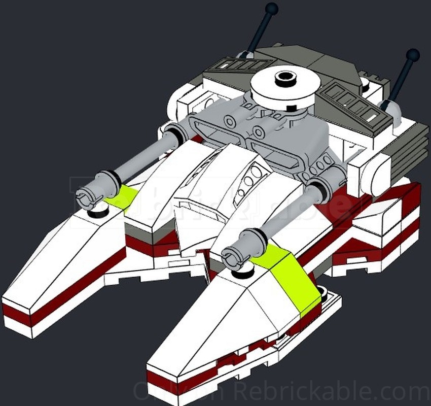 Lego TX-130 saber class fighter tank mini