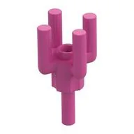 Bar, 4 Top Bars, Palm Tree Top / Medium Dark Pink
