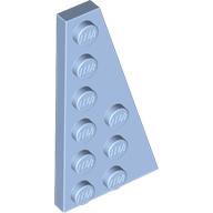 Lego Wedge Plate 6 x 3 Right / Bright Light Blue
