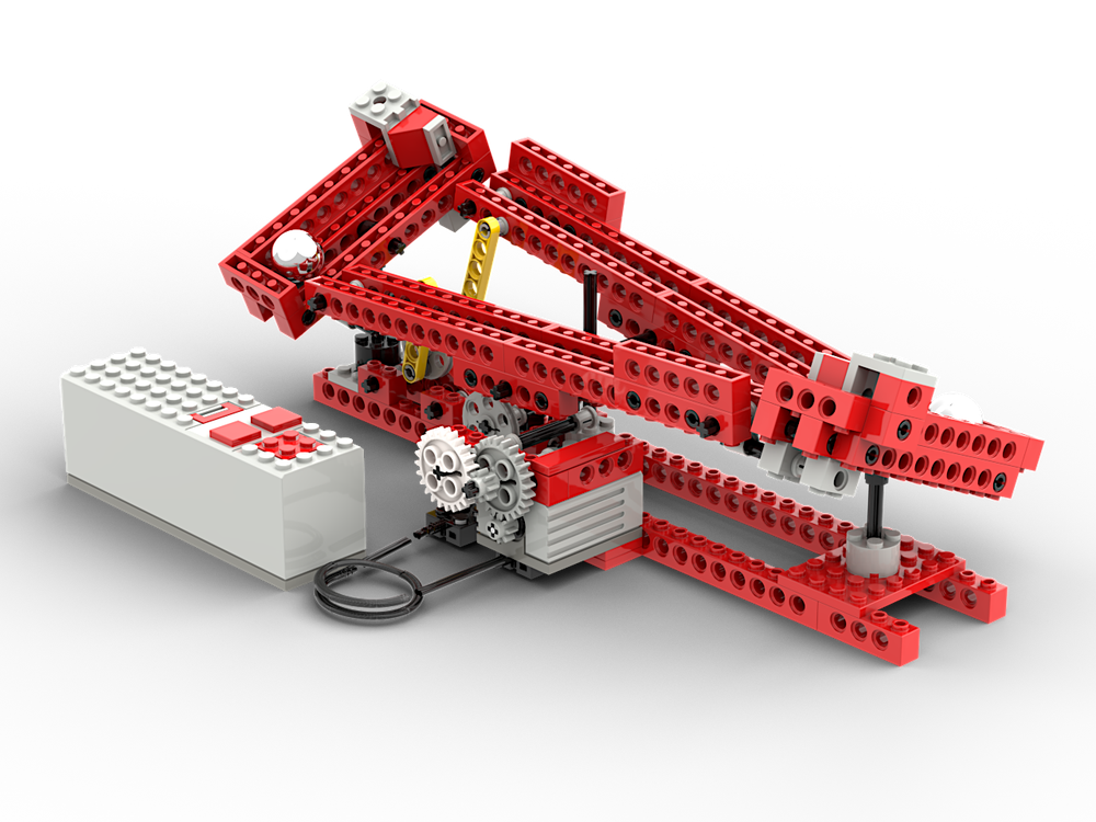 Lego Twisted track - Marble ball Kinetic sculpture
