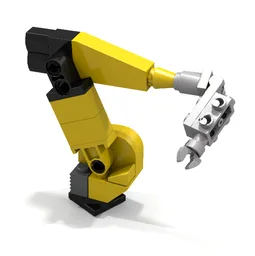 Robotic assembly arm - 6 DOF, posable