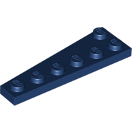Lego Wedge Plate 6 x 2 Right / Dark Blue