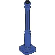 Lamp Post 2 x 2 x 7 with 6 Base Flutes / Violet