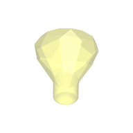 Lego Rock 1 x 1 Jewel / Gem 24 Facet / Trans-Neon Green