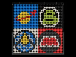 Classic Space Lego Art (studded)
