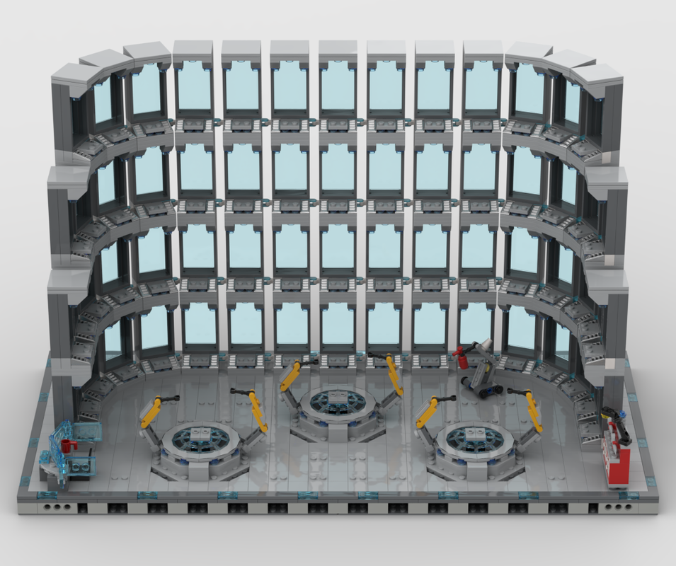 Lego Iron Man Hall of Armor