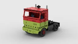 European semi truck