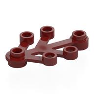 Lego Plant, Leaves 4 x 3 / Dark Red