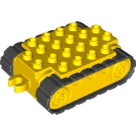Duplo Caterpillar Chassis/Base Assembly / Yellow
