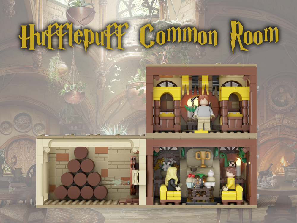 Lego Hufflep*ff Common Room Set (Modular)