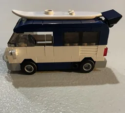 Dark Blue Surfer Van