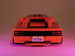 Ferrari Testarossa - White and Red
