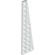 Lego Wedge Plate 12 x 3 Right / White