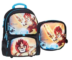 Legends of Chima Fire and Ice Backpack with Gym Bag
