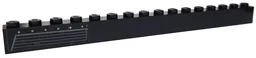 Brick 1 x 16 with Dark Bluish Gray Vents and Rivets Pattern Model Right Side (Sticker) - Set 7786