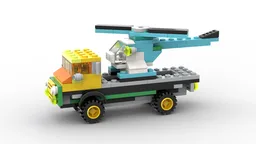 11022 Transport truck helicopter
