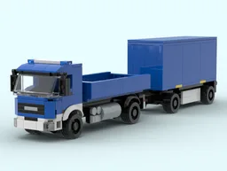 THW LKW 9t mit Anhänger MAN Truck with Trailer
