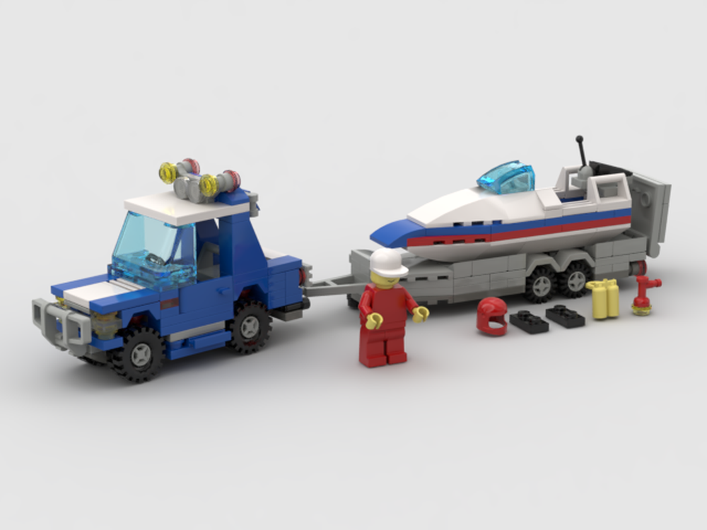 Lego RV With Speedboat 2018 - MOC Set 6698