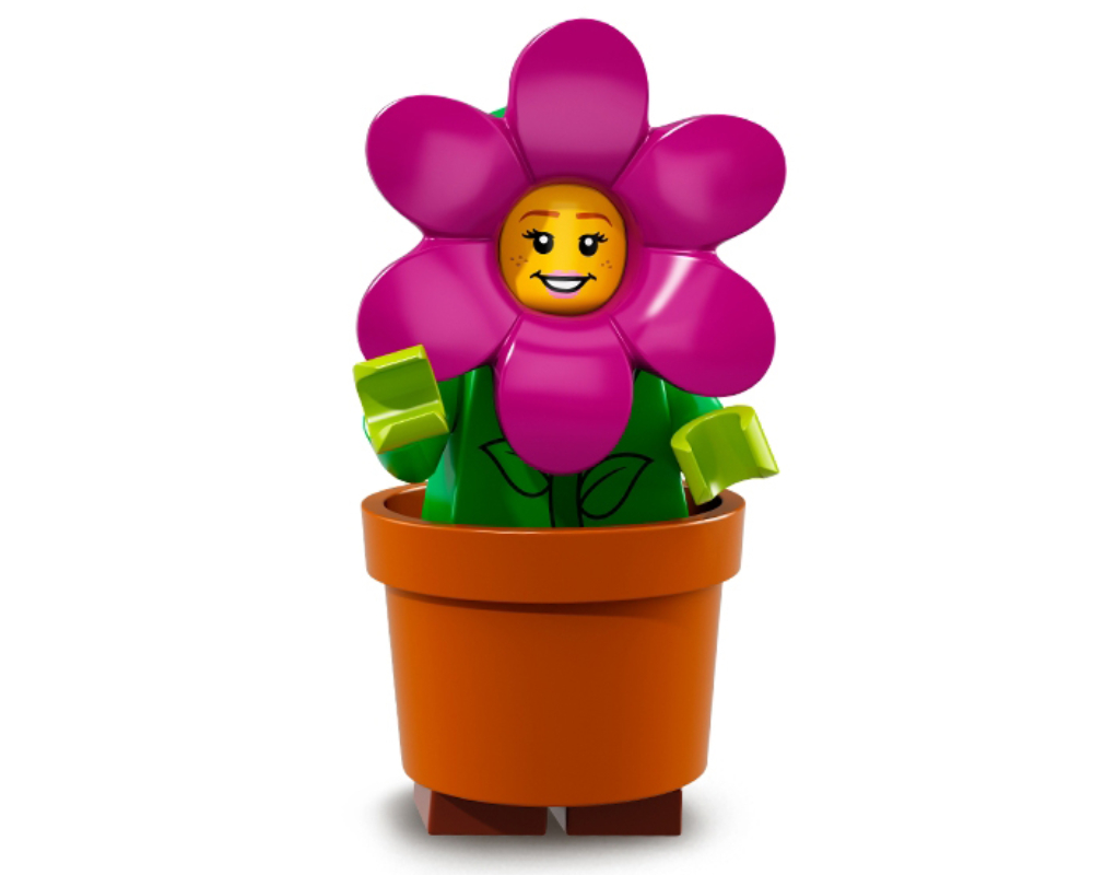 Lego Flowerpot Girl