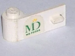 Door 1 x 3 x 1 Left with MD Foods Logo Pattern (Sticker) - Set 1952