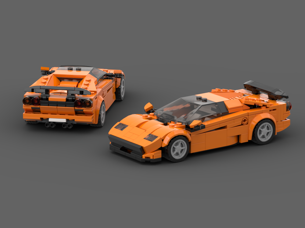 Lego Lamborghini DIablo GT-R - 76918 McLaren F1 and Solus GT Alternative