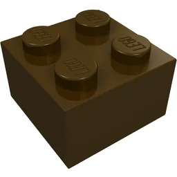 Brick 2 x 2 / Dark Brown