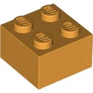 Brick 2 x 2 / Medium Orange