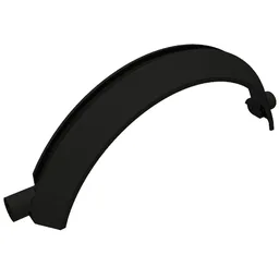 Technic Panel Car Mudguard 13 x 2 x 5 / Black