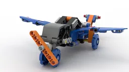 Propeller plane with stand
