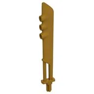Large Figure Weapon Sword, 3 Bar Holes and Axle Hilt / Pearl Gold