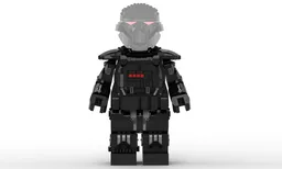 Dark Trooper Mega Figure (fits official Lego Helmet)