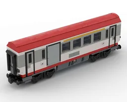 Modern European/Austrian City Express Train: Baggage Carriage