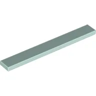 Tile 1 x 8 with Groove / Light Aqua