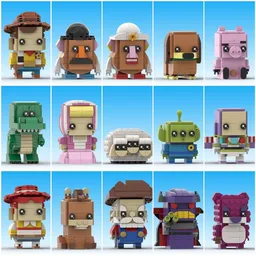 "Toy Story" Trilogy Brickheadz Collection