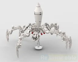 Knobby White Spider