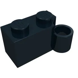 Hinge Brick 1 x 4 [Lower] / Black