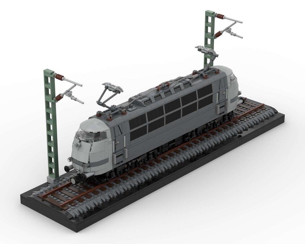 Lego German BR103 Locomotive (gray)