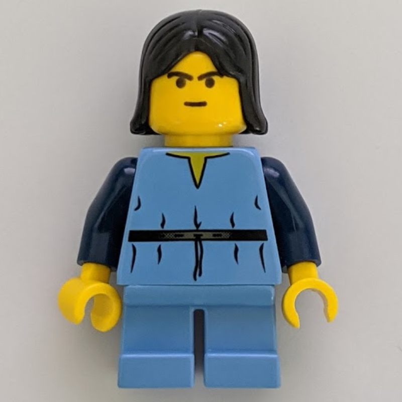 Lego Boba Fett, Child, Medium Blue Outfit, Yellow Skin