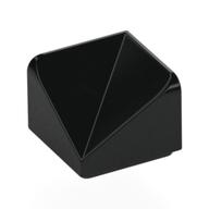 Lego Brick Sloped 30° 1 x 1 x 2/3 Double Concave / Black