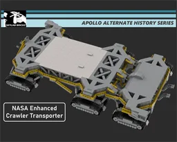Post-Apollo-Era Super Crawler Transporter MOC for Saturn V MLV