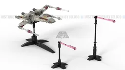 Mini(Micro)Size T-65B XW StarFighter : Redesigned Version