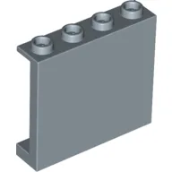 Panel 1 x 4 x 3 [Side Supports / Hollow Studs] / Sand Blue